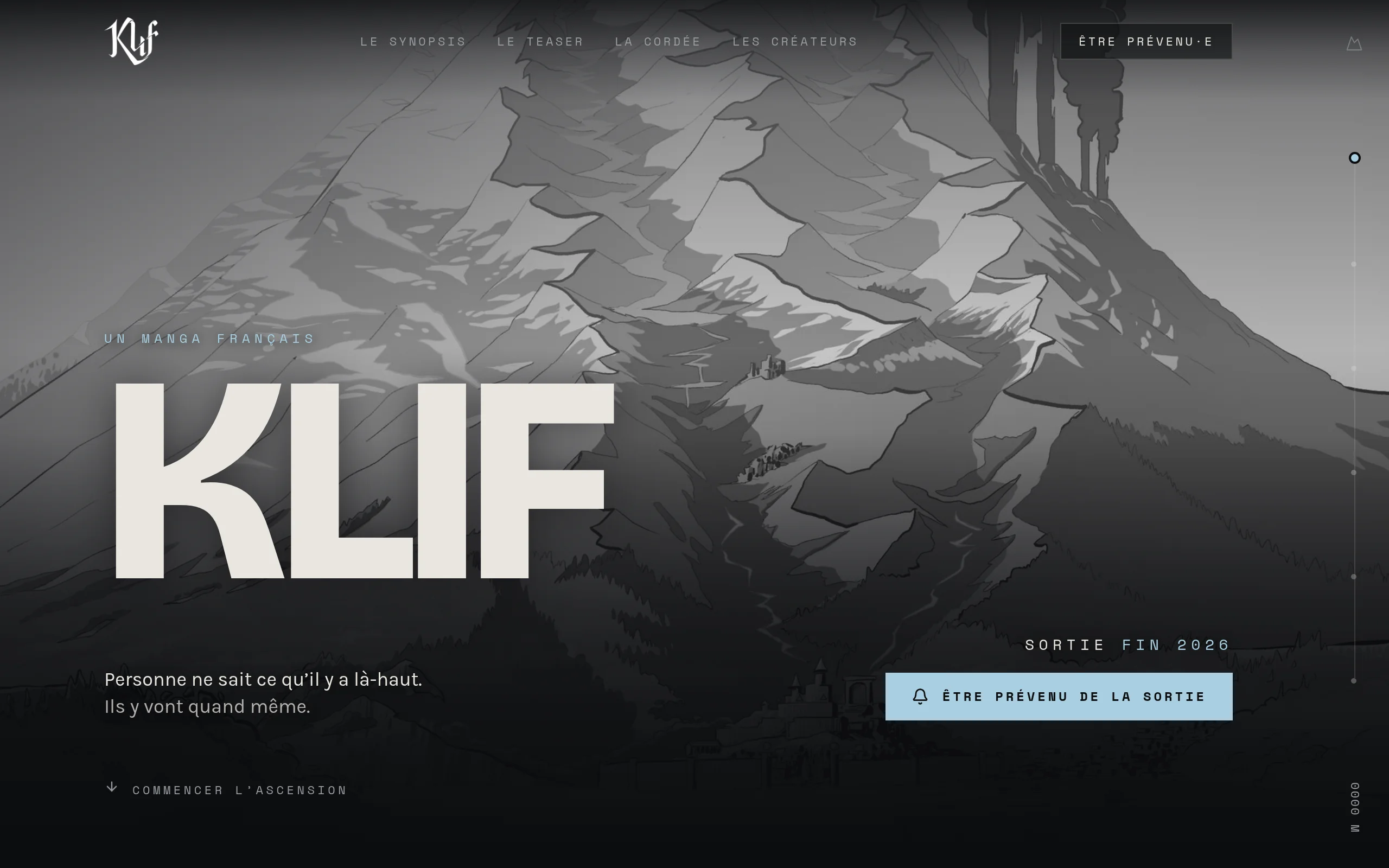 Aperçu du site Klif