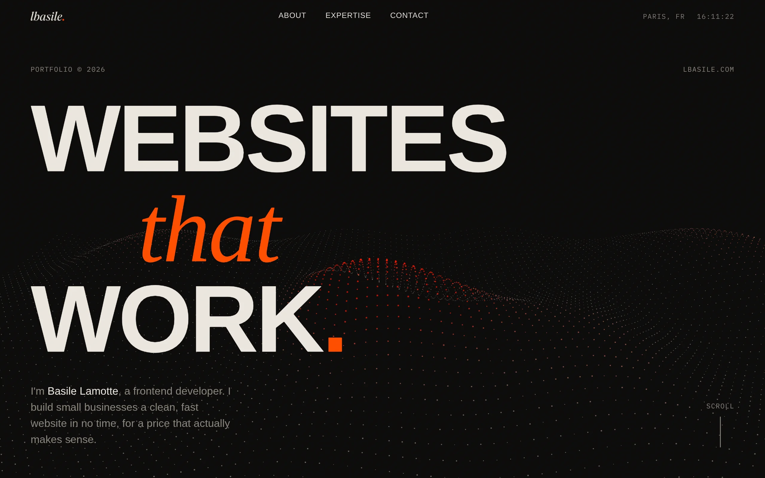 Aperçu du site lbasile.com
